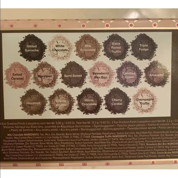 NIB TOO FACED CHOCOLATE 🍫 BAR PALETTE 16 SHADES - Picture 5 of 8